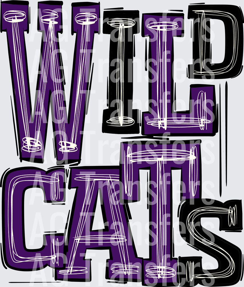 Wildcats Purple Black