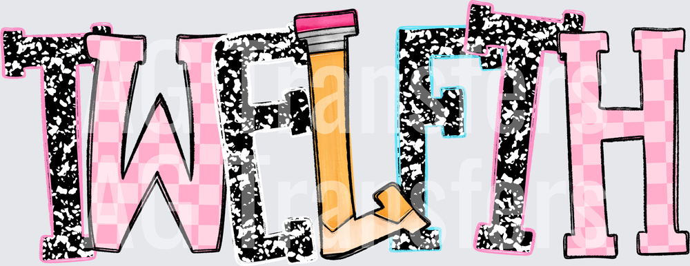 BACK TO SCHOOL PENNANT TWELFTH