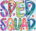 CHEERY WORDS SPED squad