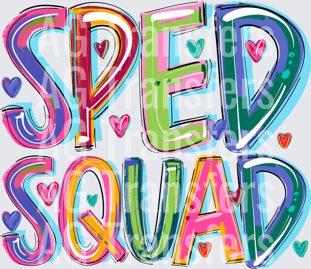 CHEERY WORDS SPED squad