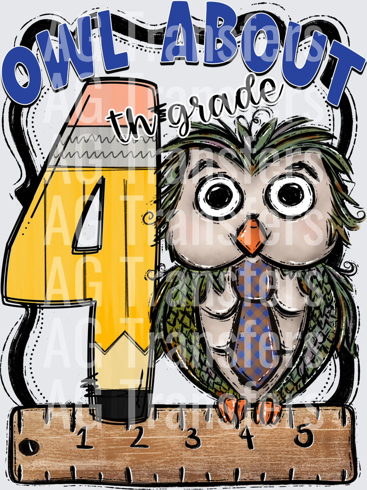 Owl About BLUE FOURTH GRADE