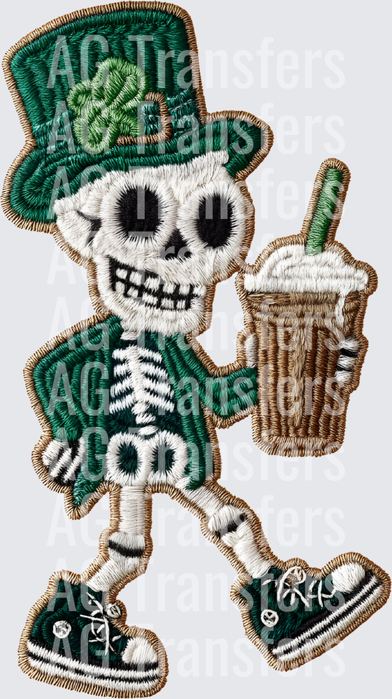 ST PATRICKS DAY SKELETON COFFEE(2)