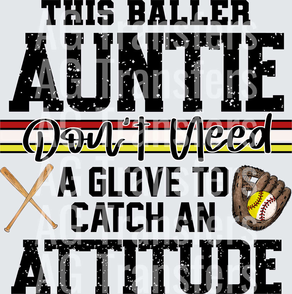 This Baller Auntie Don’t Need A Glove