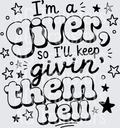 IM A GIVER BLACK