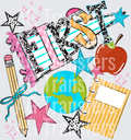 BACK TO SCHOOL NAME PENNANT FIRST