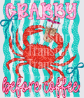 Crabby before coffee pink