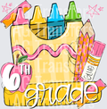 BACK TO SCHOOL PINK 6TH GRADE