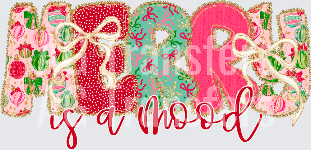 ChristmasBowLace MerryisaMood