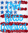 God bless America blue