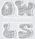 Sketch Mascot Names OWLS GRAY WHITE