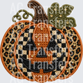 JACK O LANTERN PLAID LEOPARD