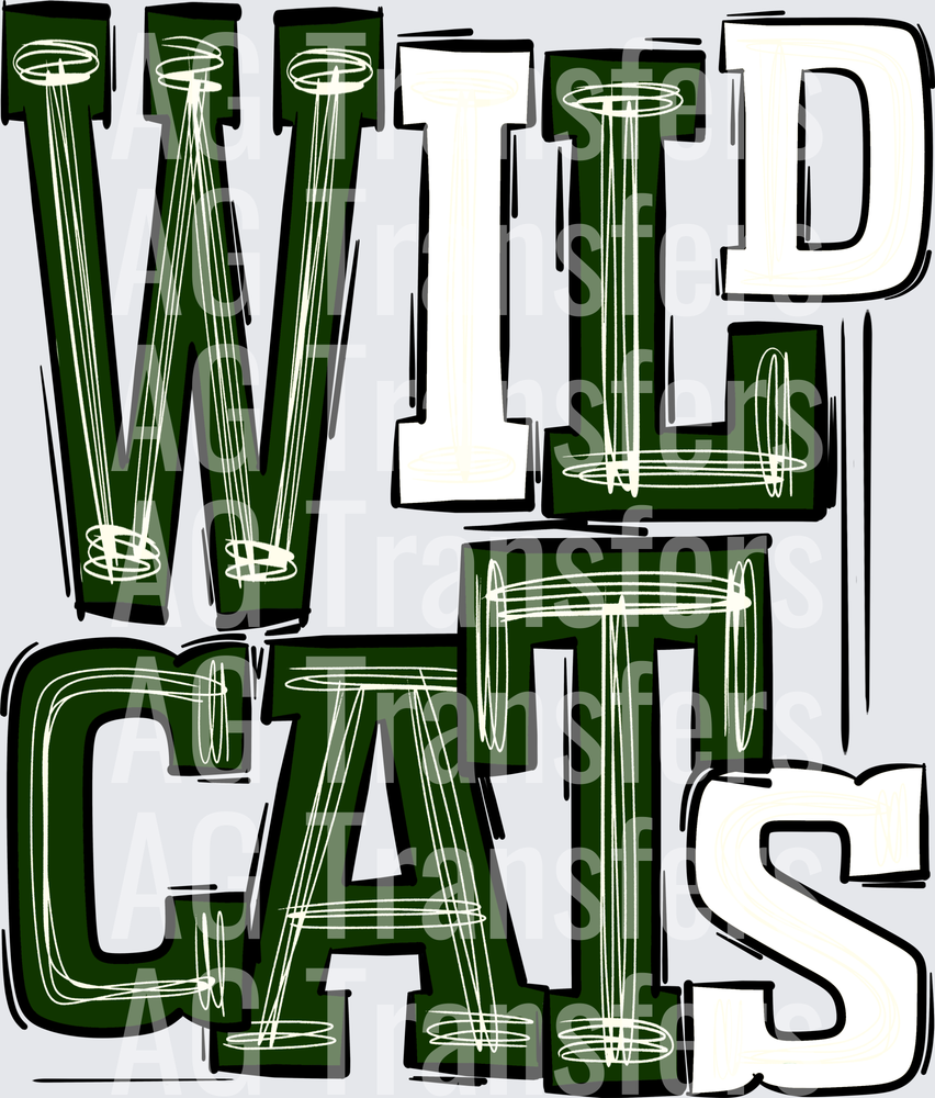 Wildcats Green White