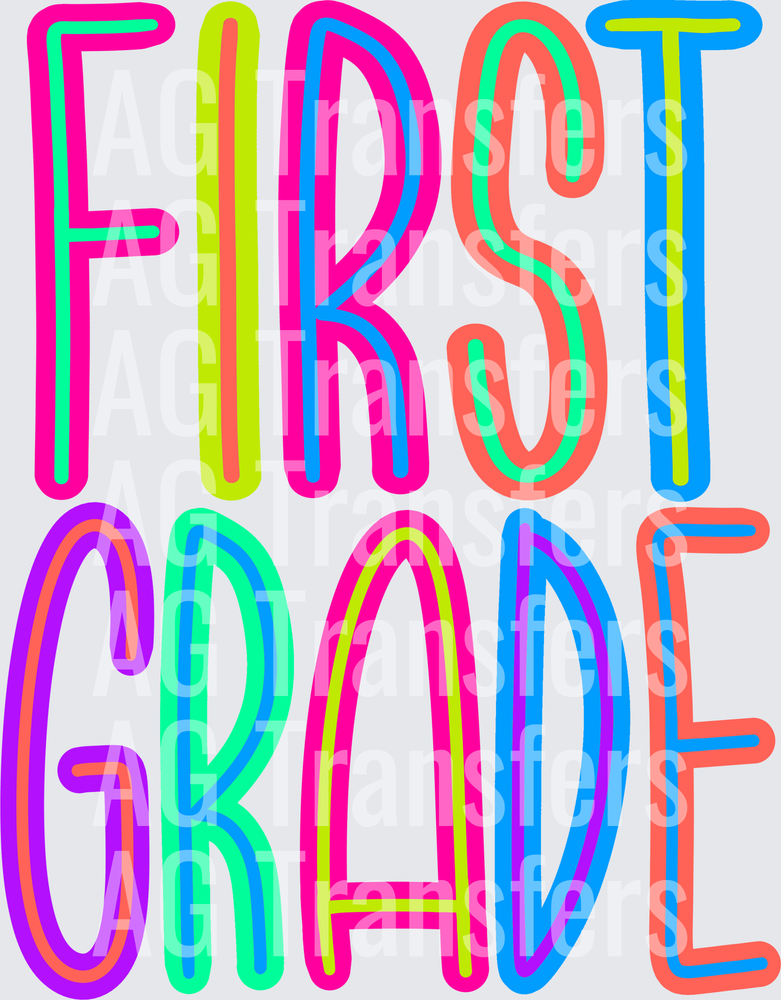 Back to School Brights First Grade
