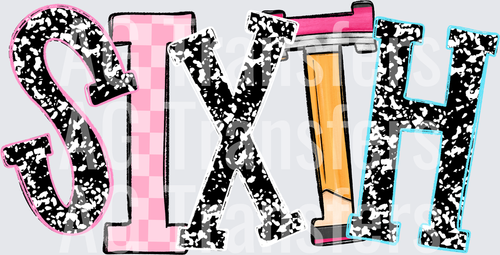 BACK TO SCHOOL PENNANT SIXTH