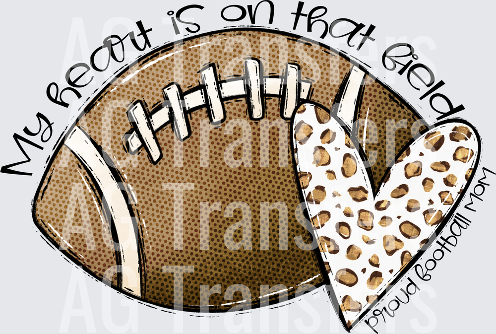 My Heart is on that FOOTBALL NO FLOWERS