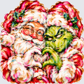 SANTA G FAUX PAINTED