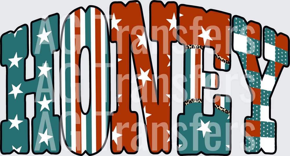 Patriotic honey