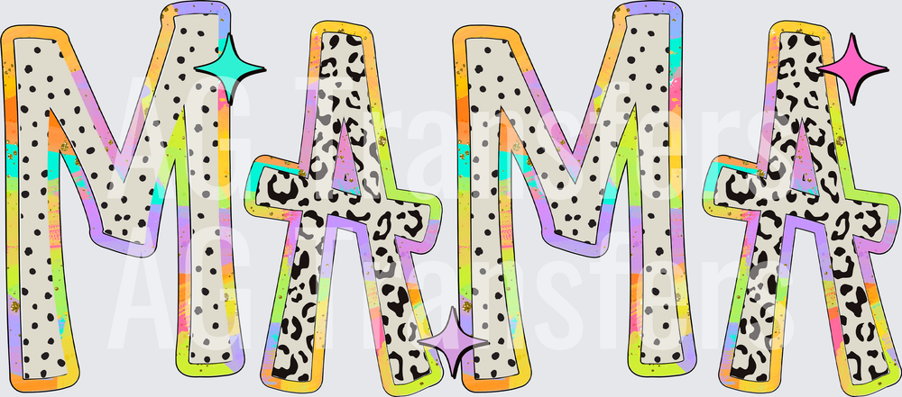MAMA COLORFUL LEOPARD