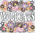 Funky Flowers Mascots WILDCATS