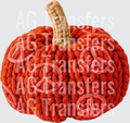PEACE PUMPKIN FAUX YARN