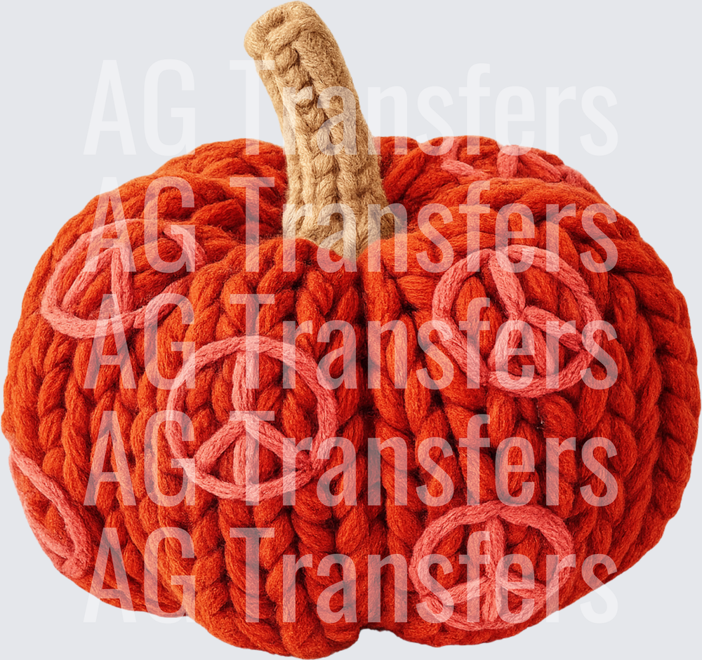 PEACE PUMPKIN FAUX YARN