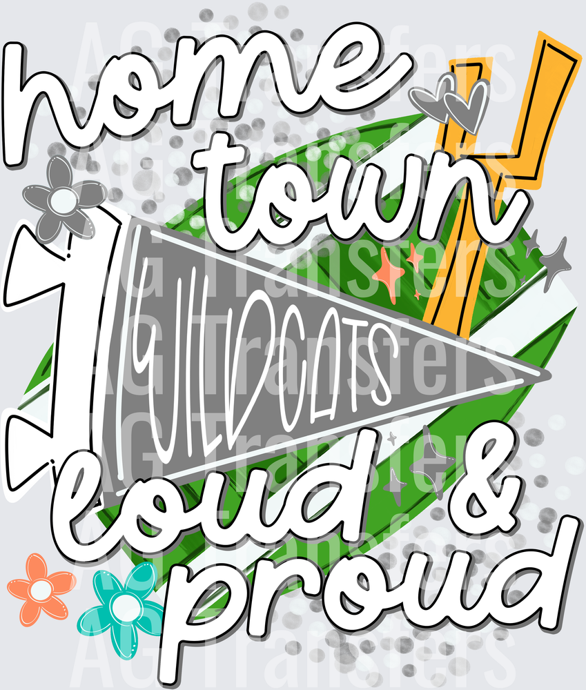 Home Town Loud & Proud GRAY WILDCATS