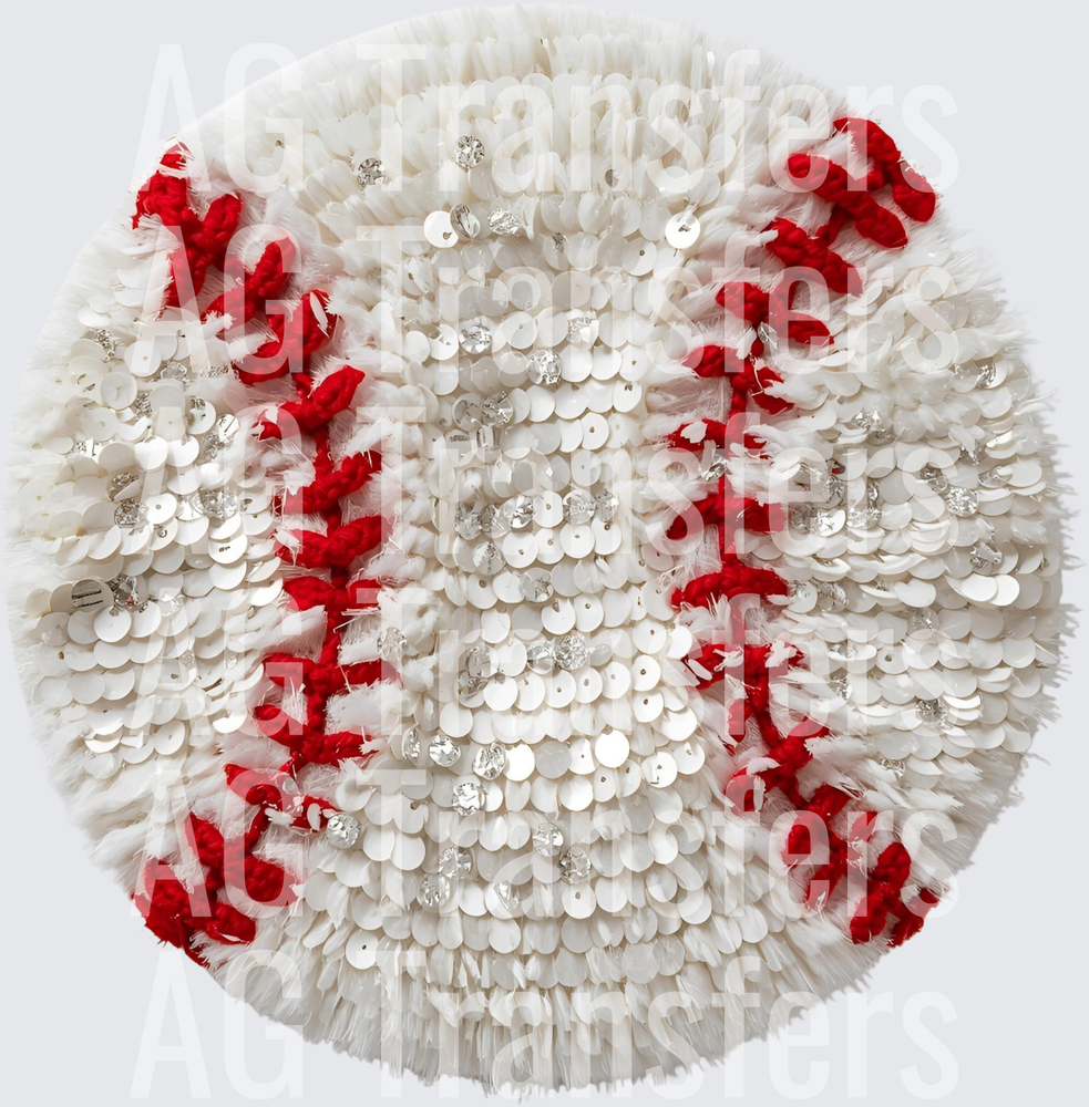 BASEBALL FAUX YARN