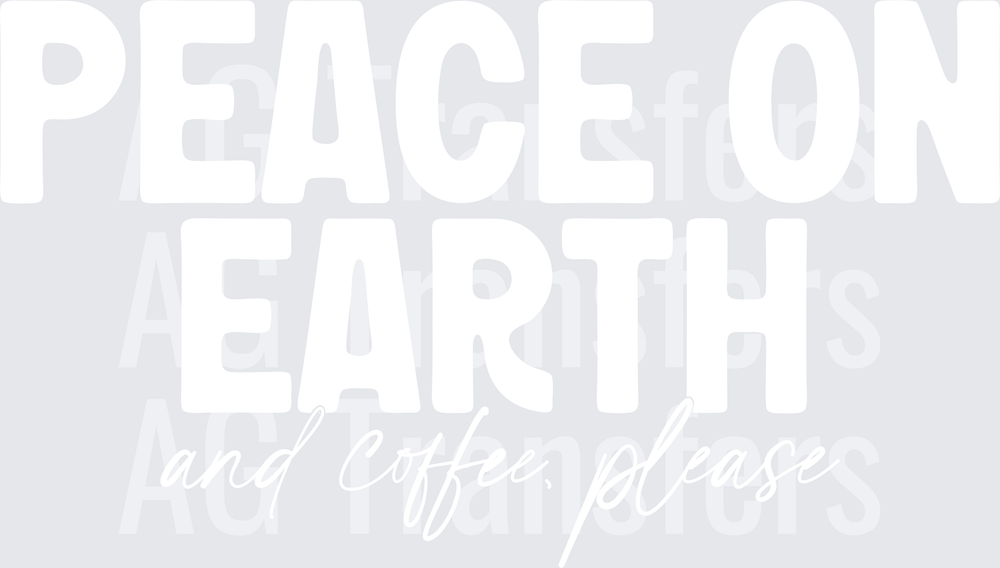 PeaceonEarthCoffee White