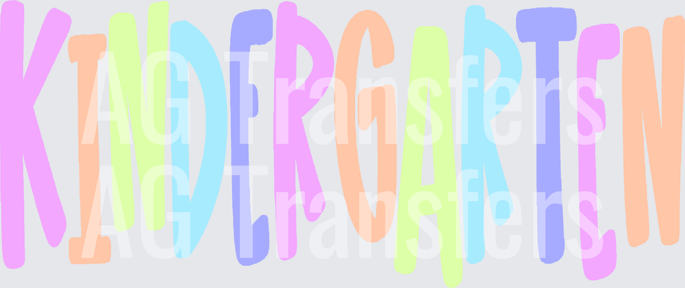 Pastel multicolor school bundle (5)