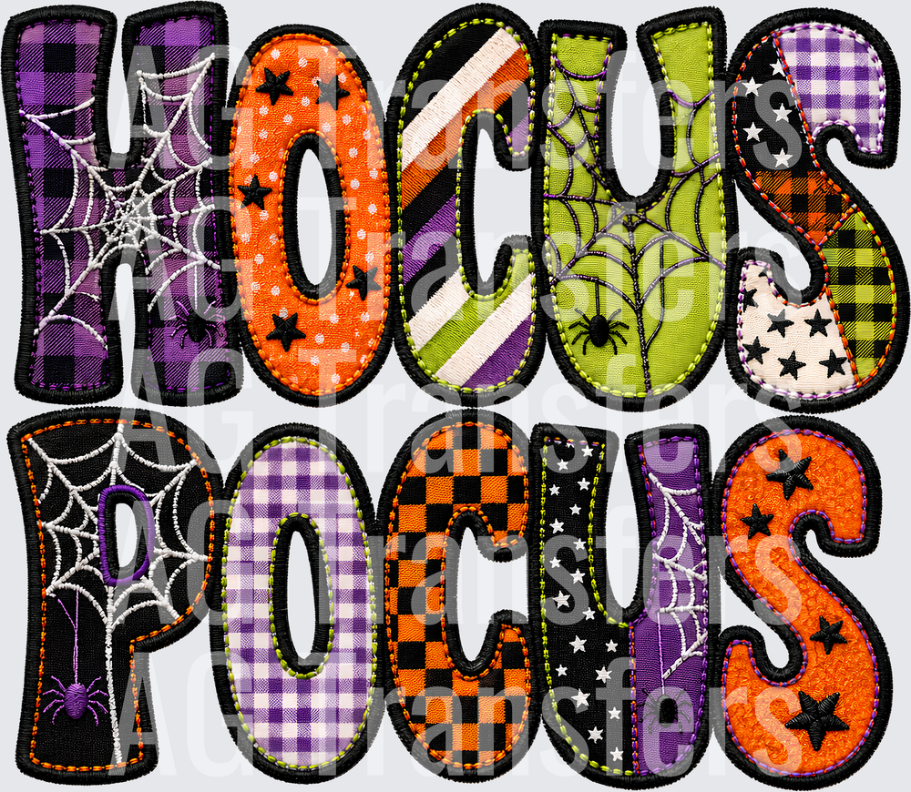HOCUS POCUS FAUX EMBROIDERY