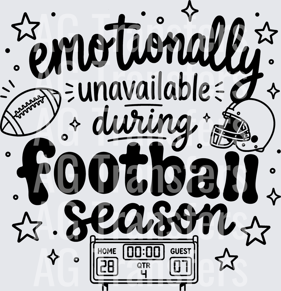 EMOTIONALLY UNAVAILABLE FOOTBALL SEASON