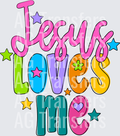 JESUS LOVES ME DOODLE