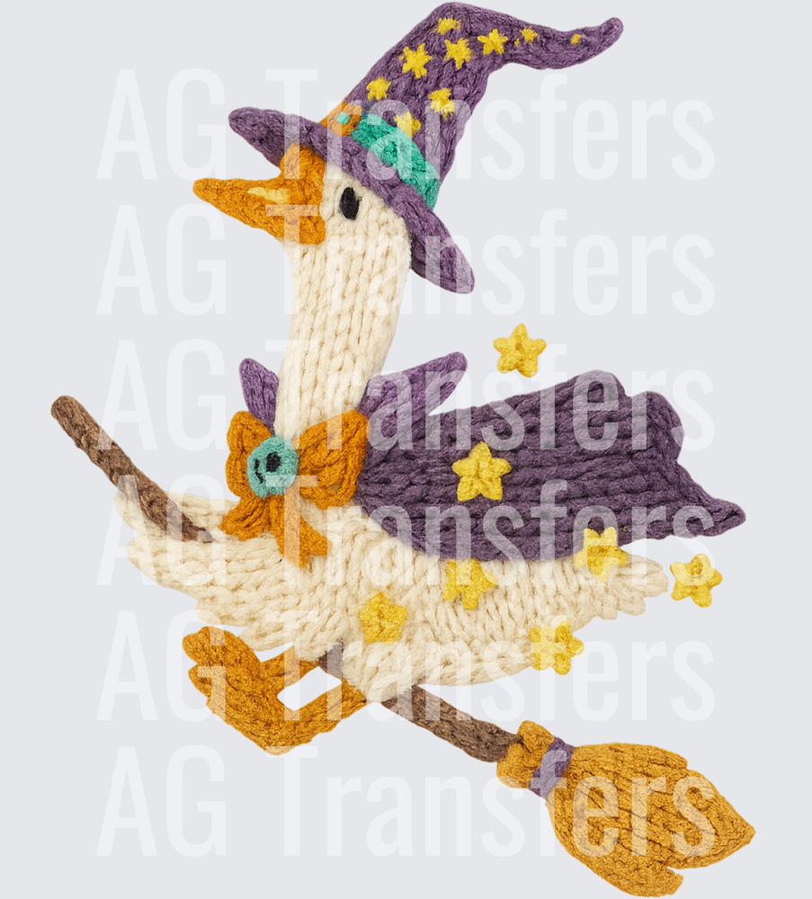 HALLOWEEN GOOSE BROOM