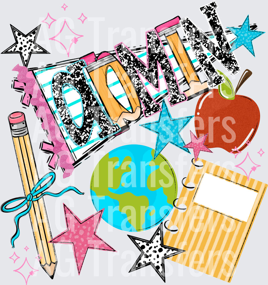 BACK TO SCHOOL NAME PENNANT ADMIN