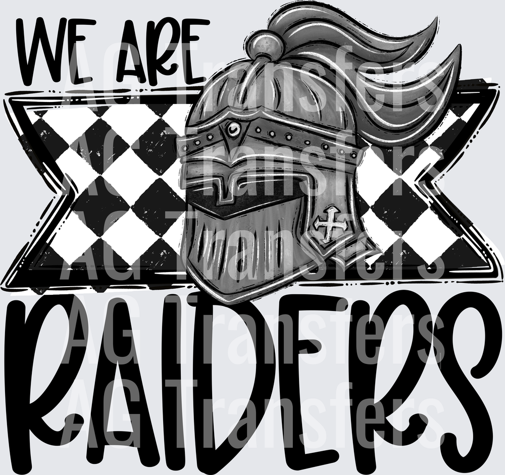 We Are RAIDERS KNIGHT HELMET