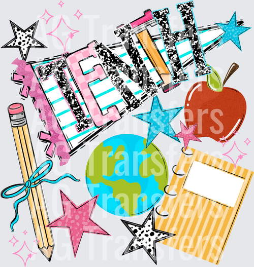 BACK TO SCHOOL NAME PENNANT TENTH