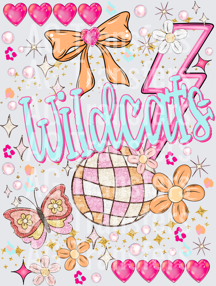 Preppy MASCOTS WILDCATS