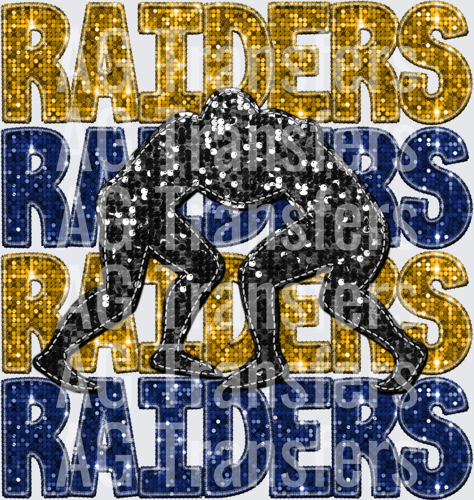 Raiders blue gold
