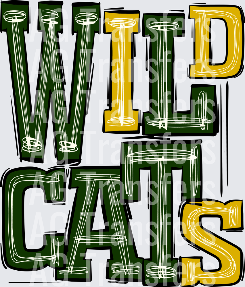 Wildcats Green Yellow