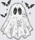 Faux stitched ghost