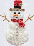 SNOWMAN FAUX YARN