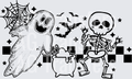 GHOST SKELETON CHECKERED