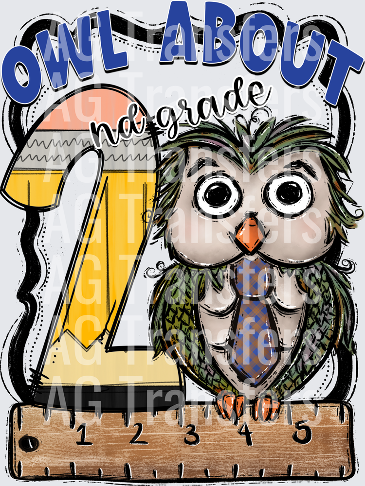 Owl About BLUE SECOND GRADE