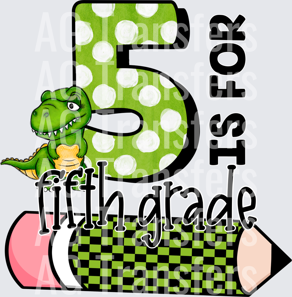5isforFifthGradeBoy