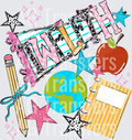 BACK TO SCHOOL NAME PENNANT TWELFTH