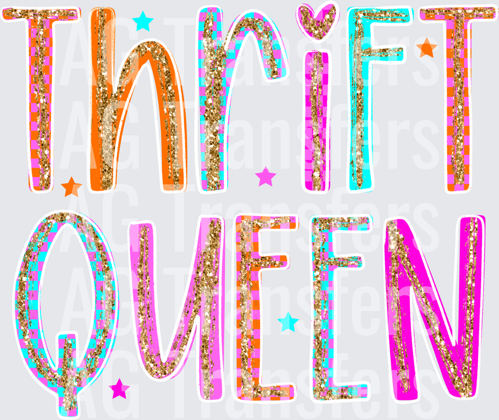 THRIFT QUEEN DOODLE