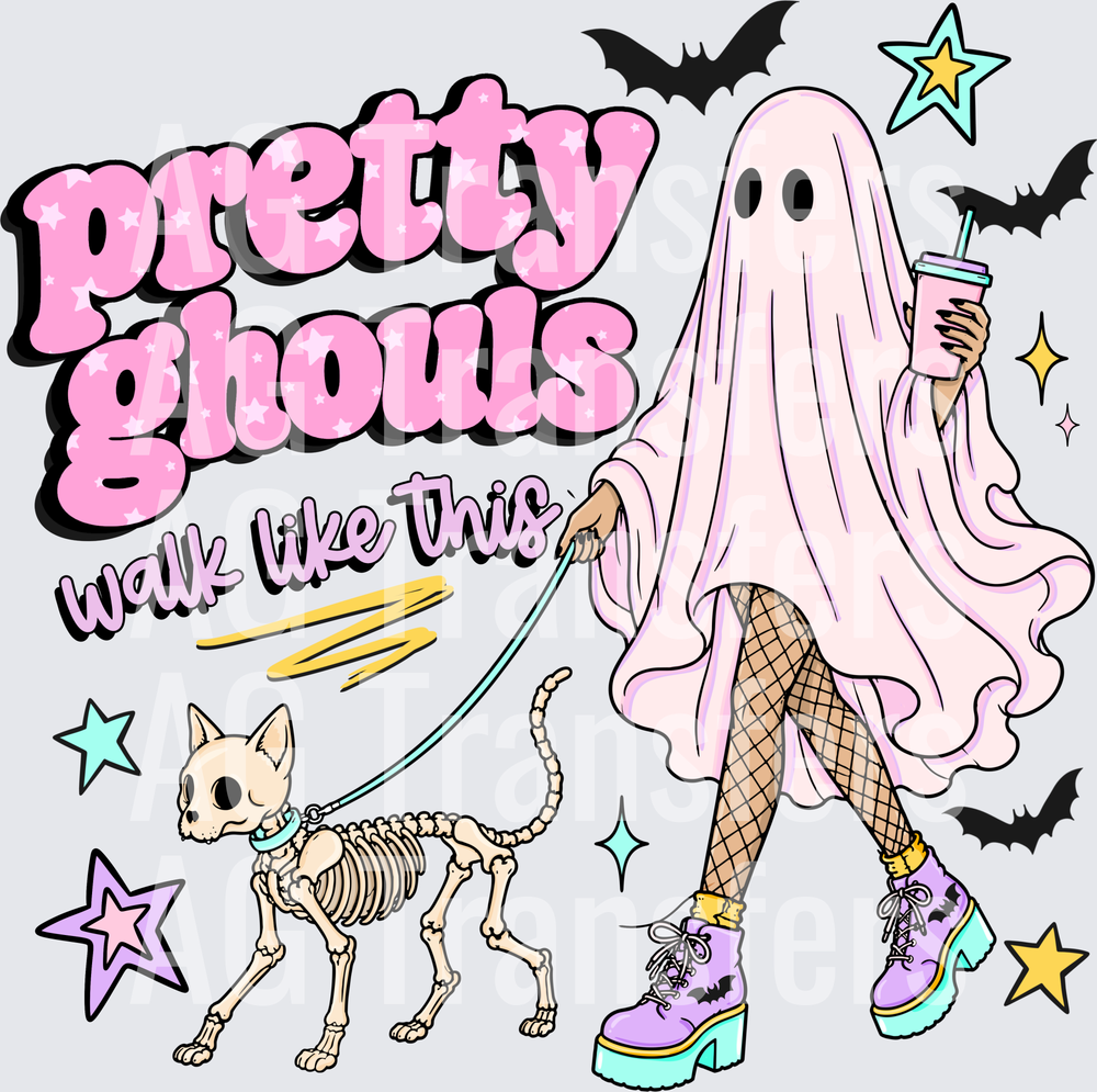 Pretty ghouls walk like this cat