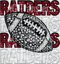 Raiders maroon white