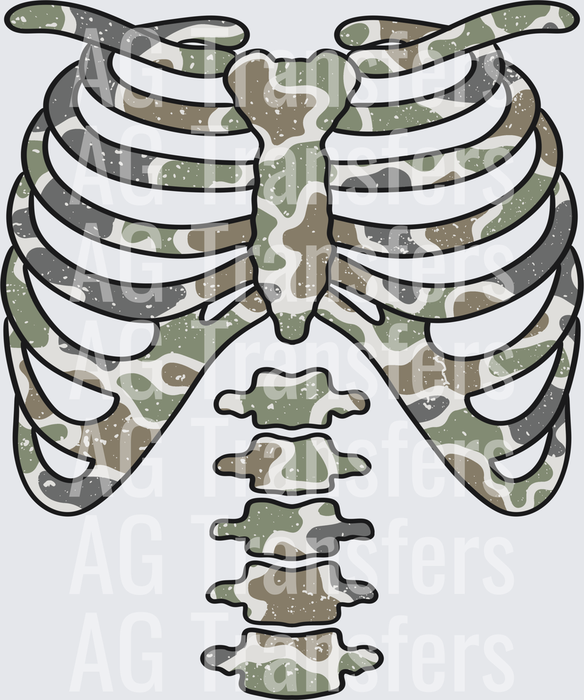 Camo skeleton