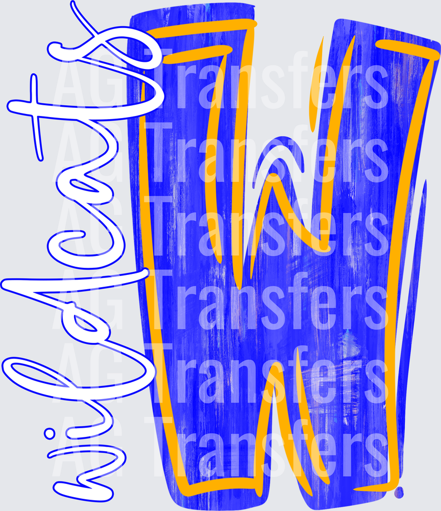 Wildcats Royal and Yellow